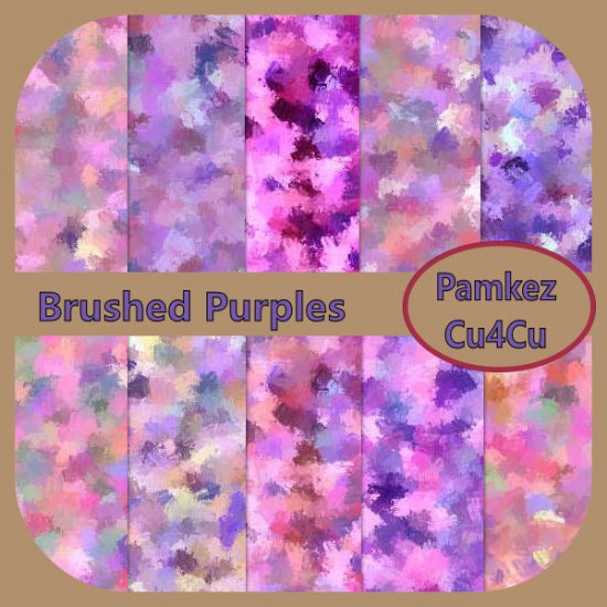 Brushed Purple Papers - Click Image to Close