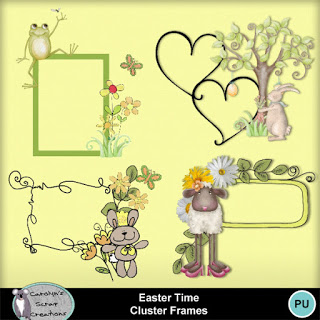 Easter Time Cluster Frames - Click Image to Close
