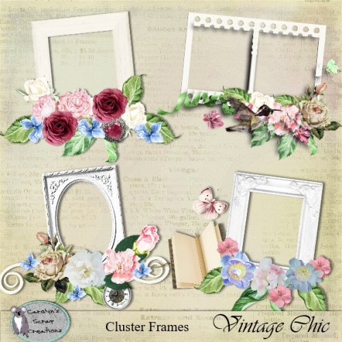 Vintage Chic Cluster Frames - Click Image to Close