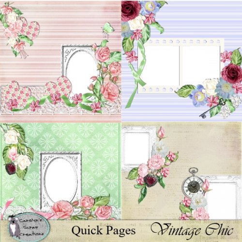 Vintage Chic Quick Pages - Click Image to Close