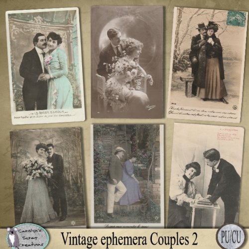 Vintage Ephemera Couples 2 - Click Image to Close