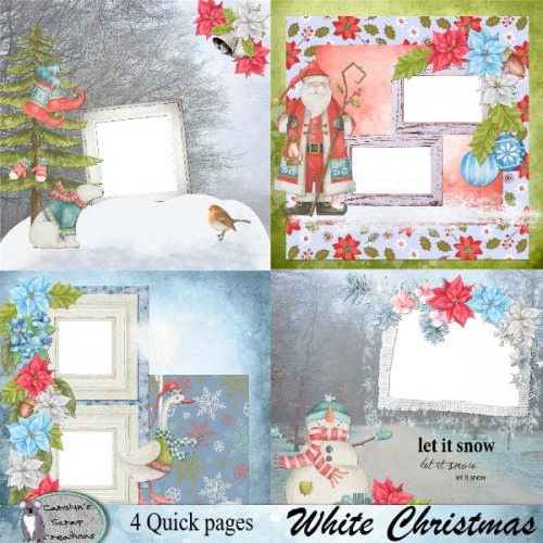 White Christmas Quick Pages - Click Image to Close