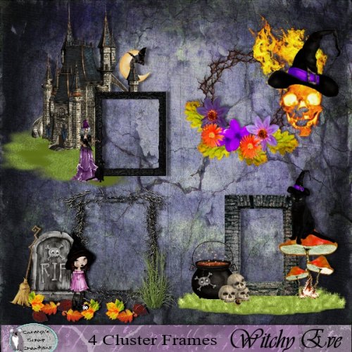 Witchy Eve Cluster Frames - Click Image to Close