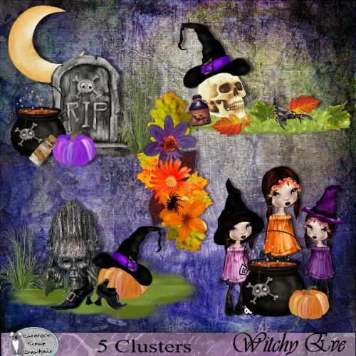 Witchy Eve Clusters - Click Image to Close