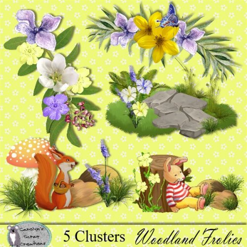 Woodland Frolics Clusters - Click Image to Close